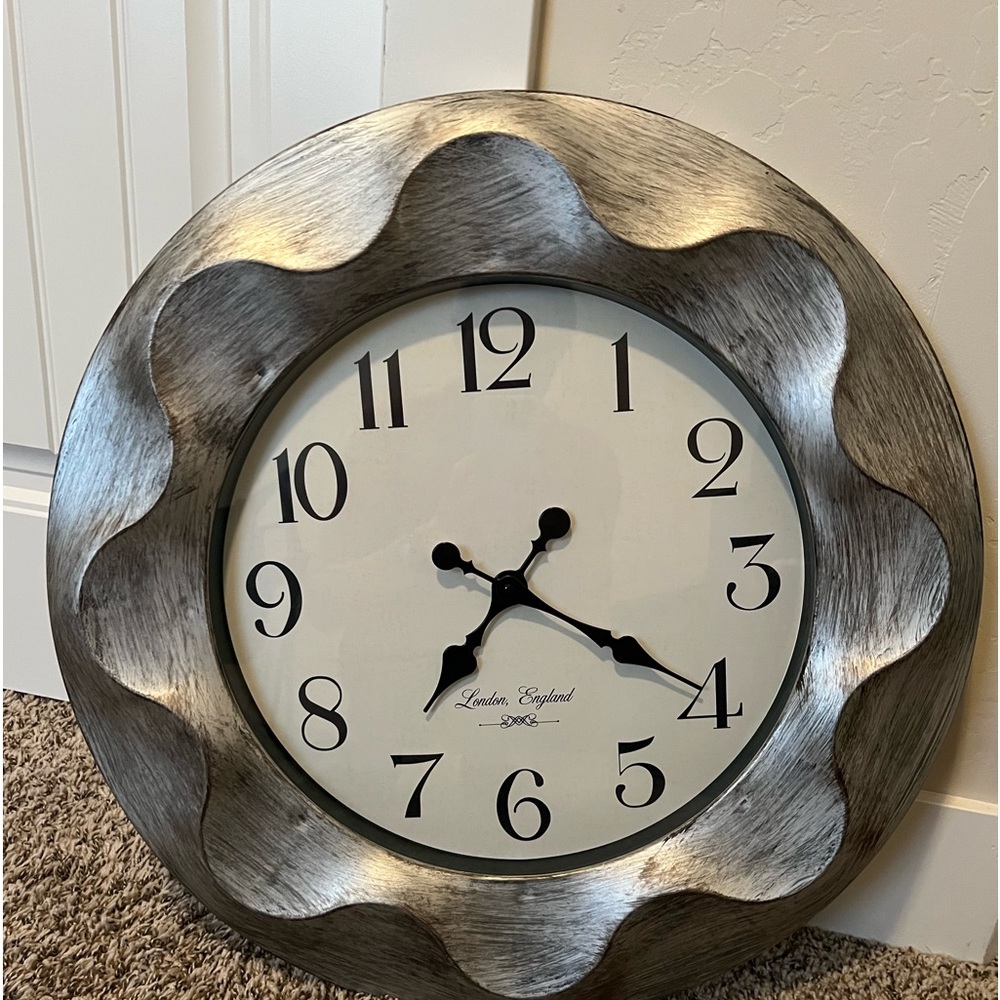 Silver clock hobby lobby